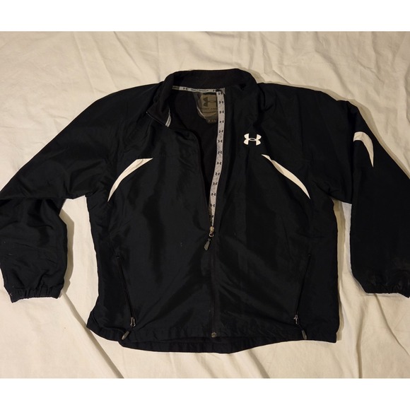 Under Armour Other - Under Armour Performance Jacket Men's XXL Black Full Zip Fleece Lined Athletic
